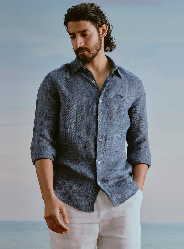 Current Blue Linen Shirt