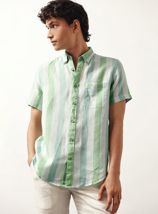 Mosstrail Linen - Half Shirt