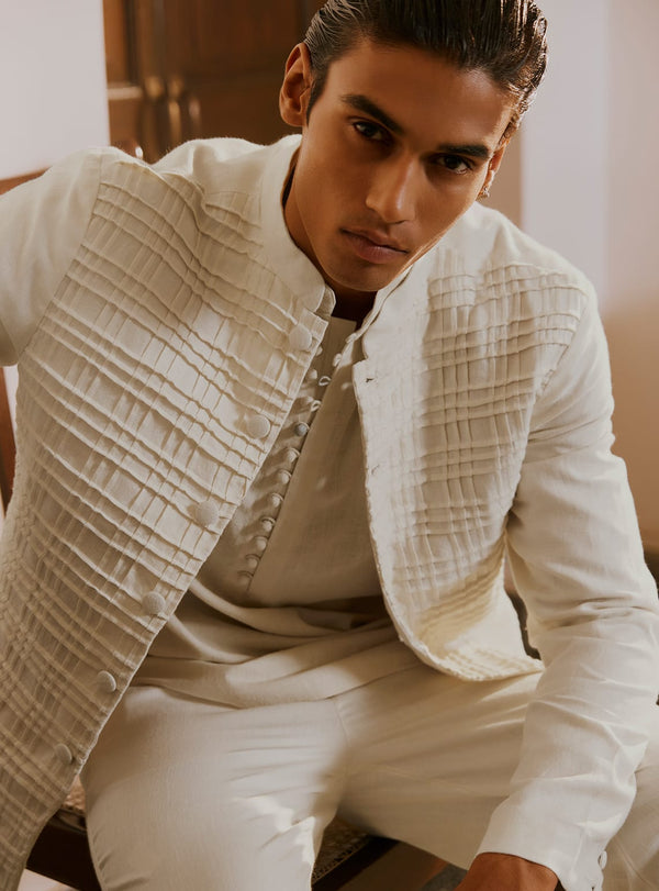 Badal Linen Nehru Jacket