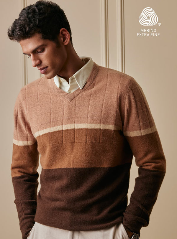 Bronze Cashmere Blend Pullover