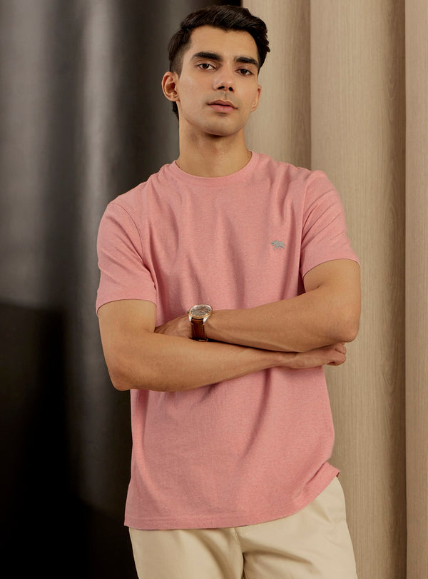 Orchid Bloom Cotton Melange Crew