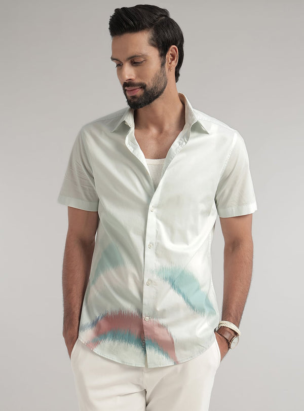 Aurora Ikat Print Shirt