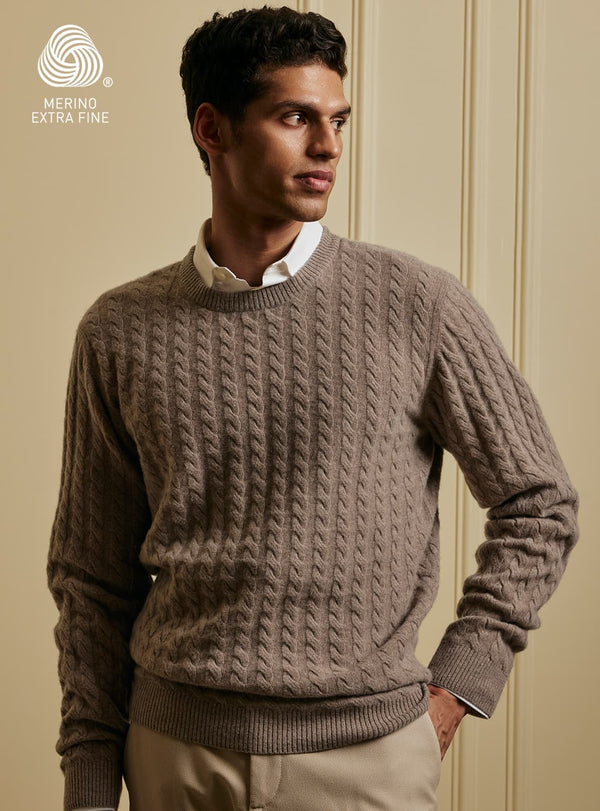 Sandstone Cashmere Blend Pullover