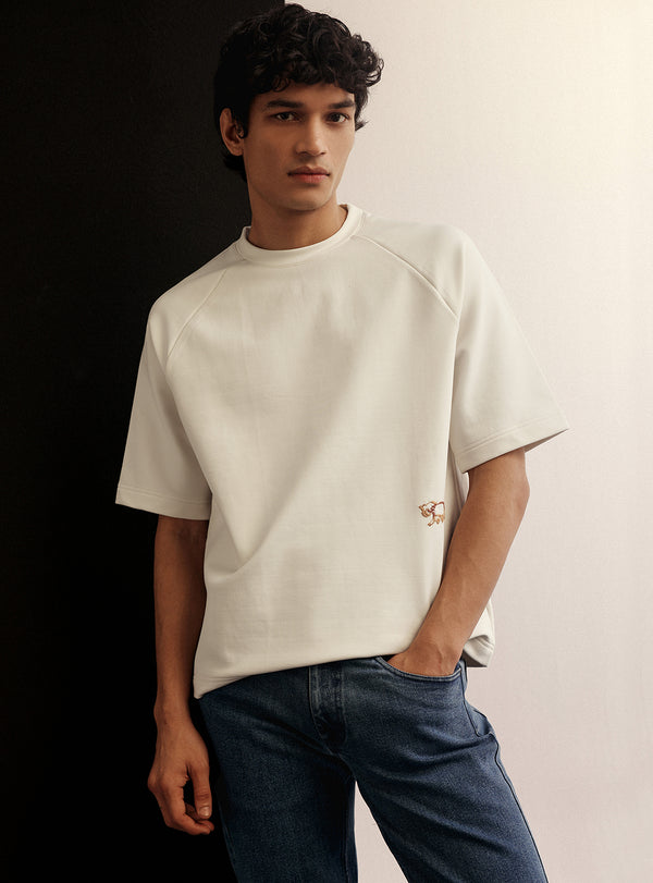 Snow White Cotton Crew