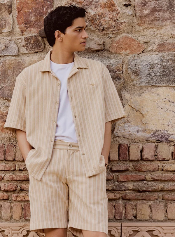 Desert Stripe Cotton Shirt