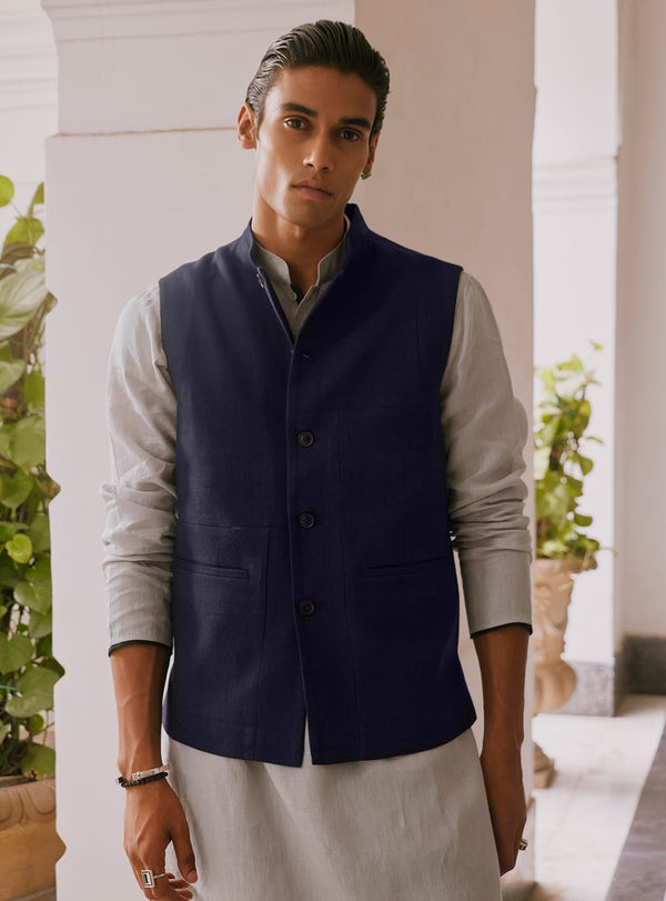 Davaat Cotton Nehru Jacket