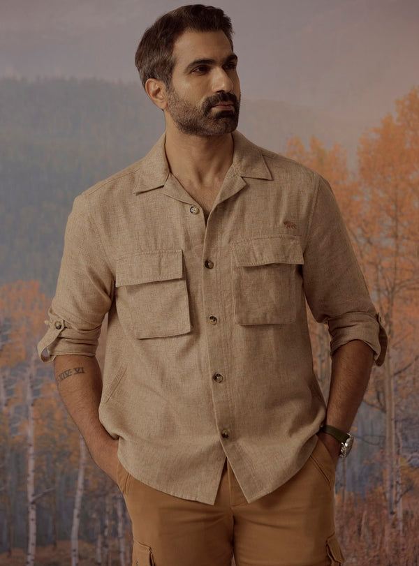 Dune Lyocell-Linen Overshirt