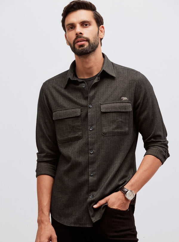 Woodbark Cotton Overshirt