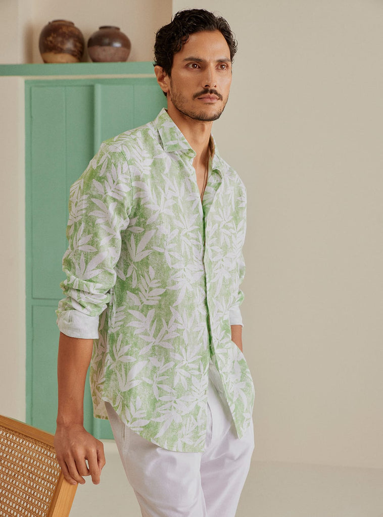 Linen Shirt POTTED PALM main image 1