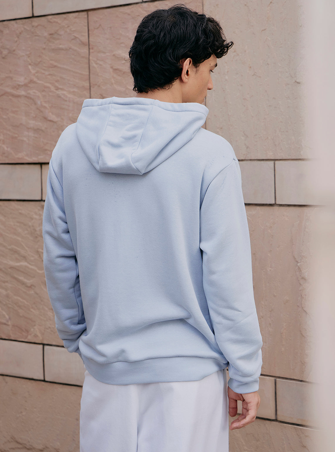 Gull Blue Cotton Triblend Pullover