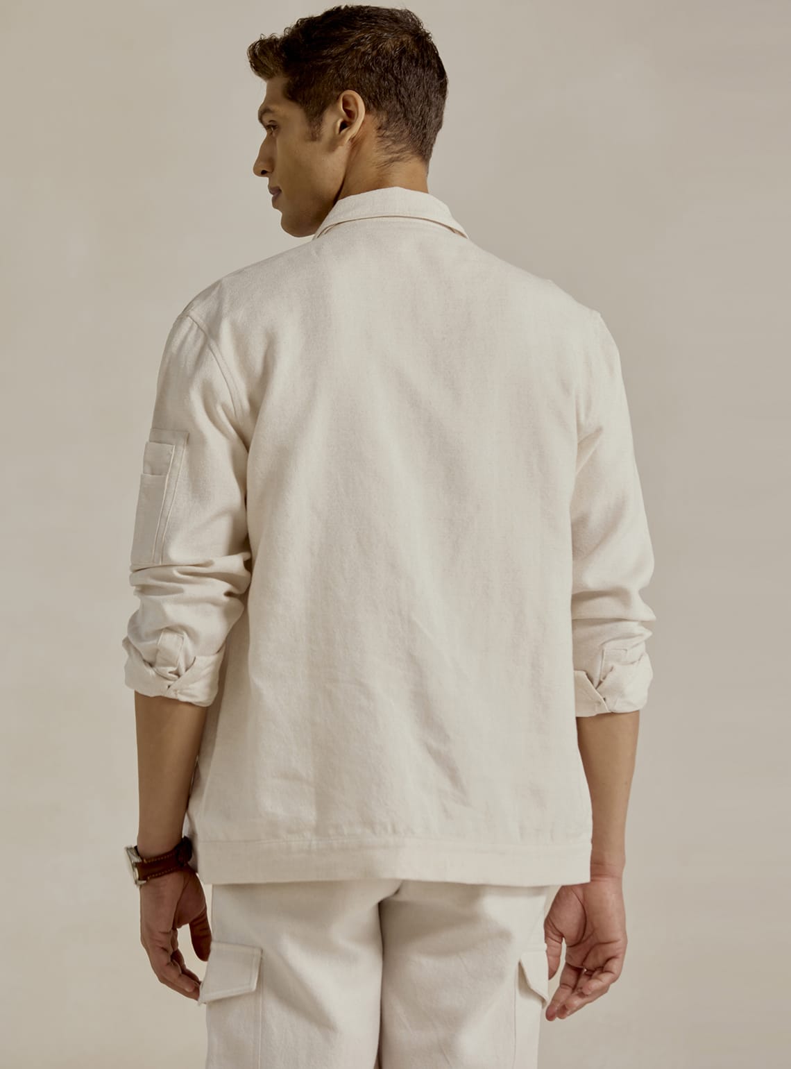 Quill Cotton Linen Bomber