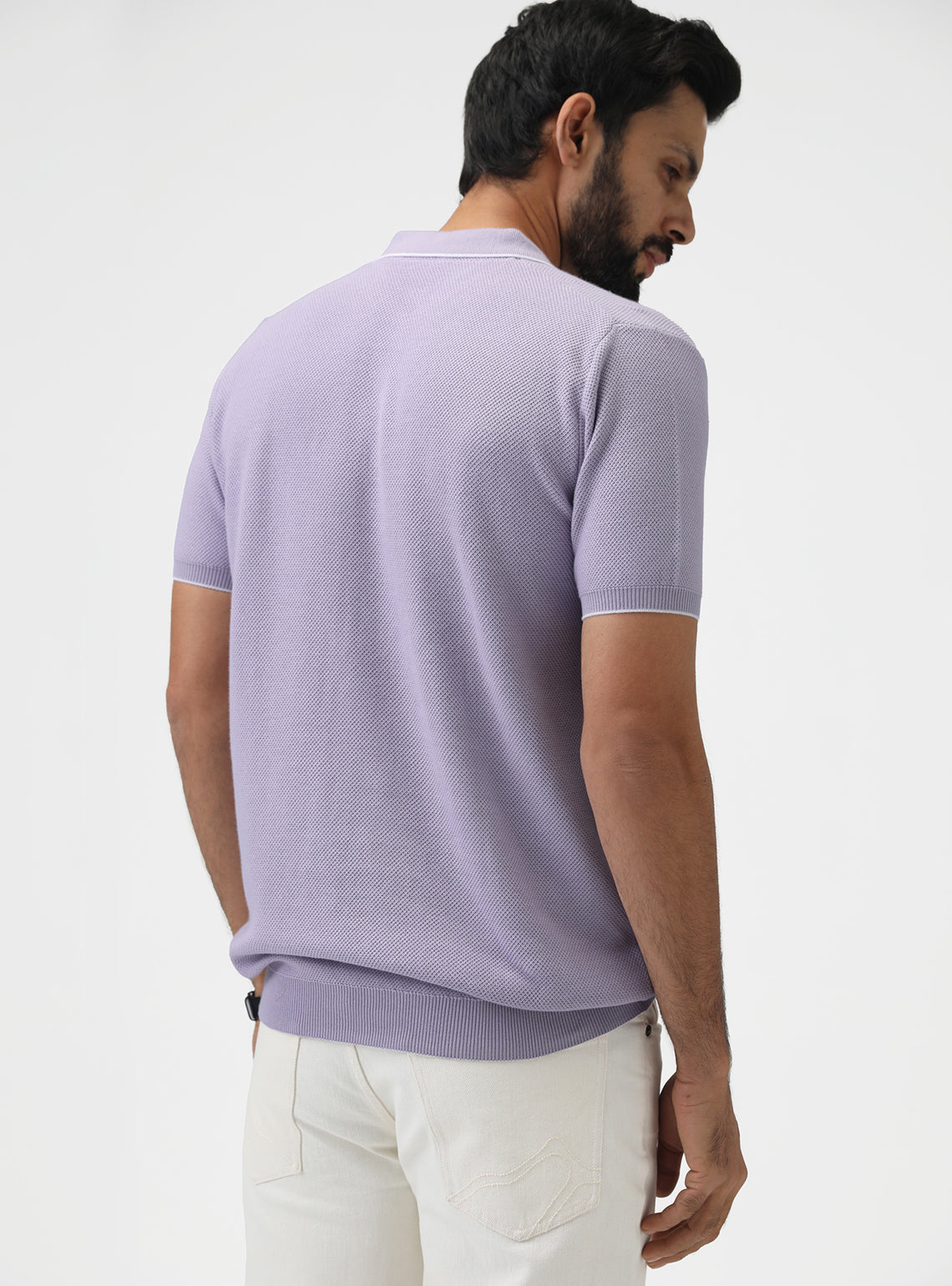 Heather Melange Polo