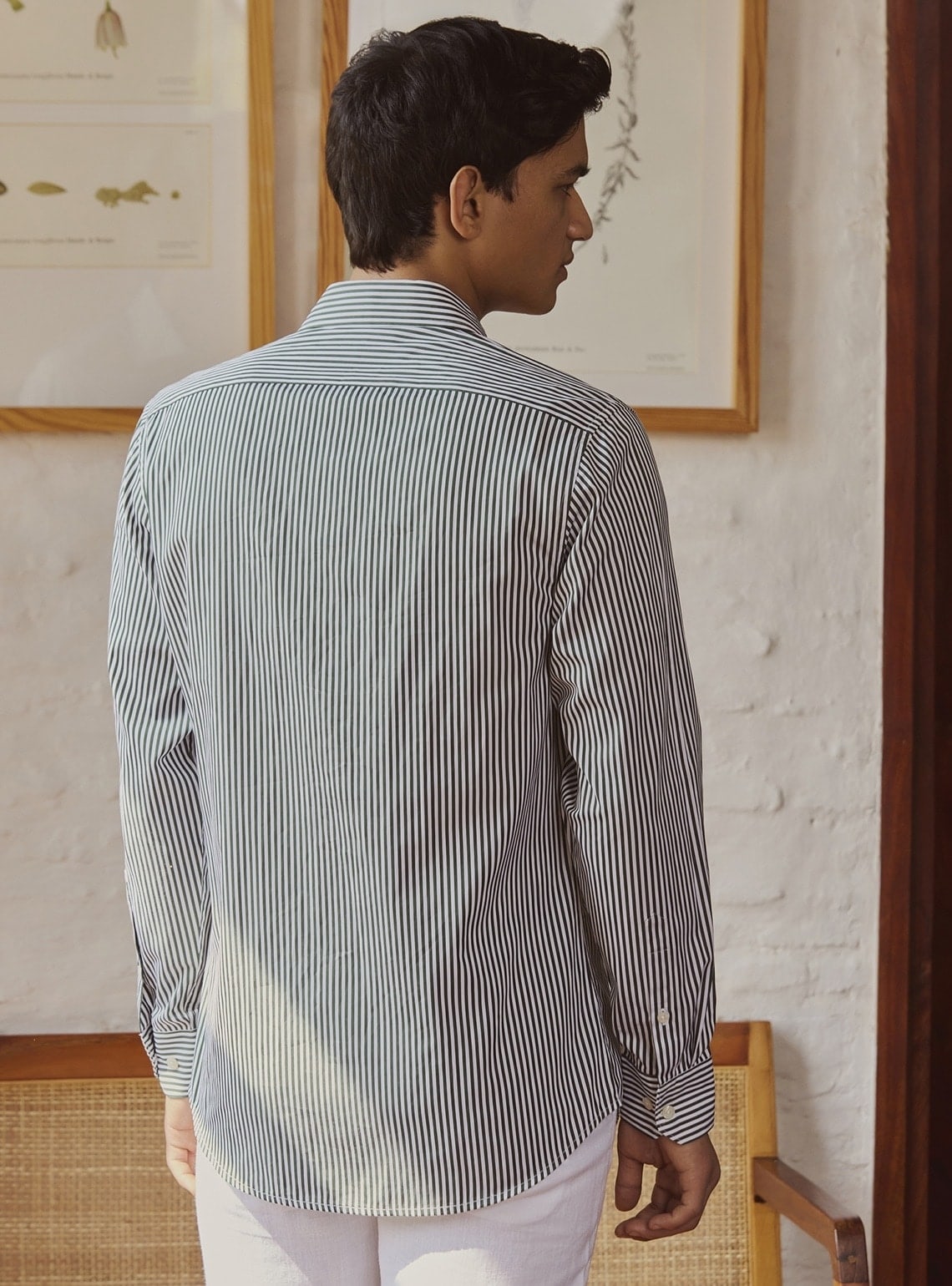 Jasper Stripe Cotton Shirt