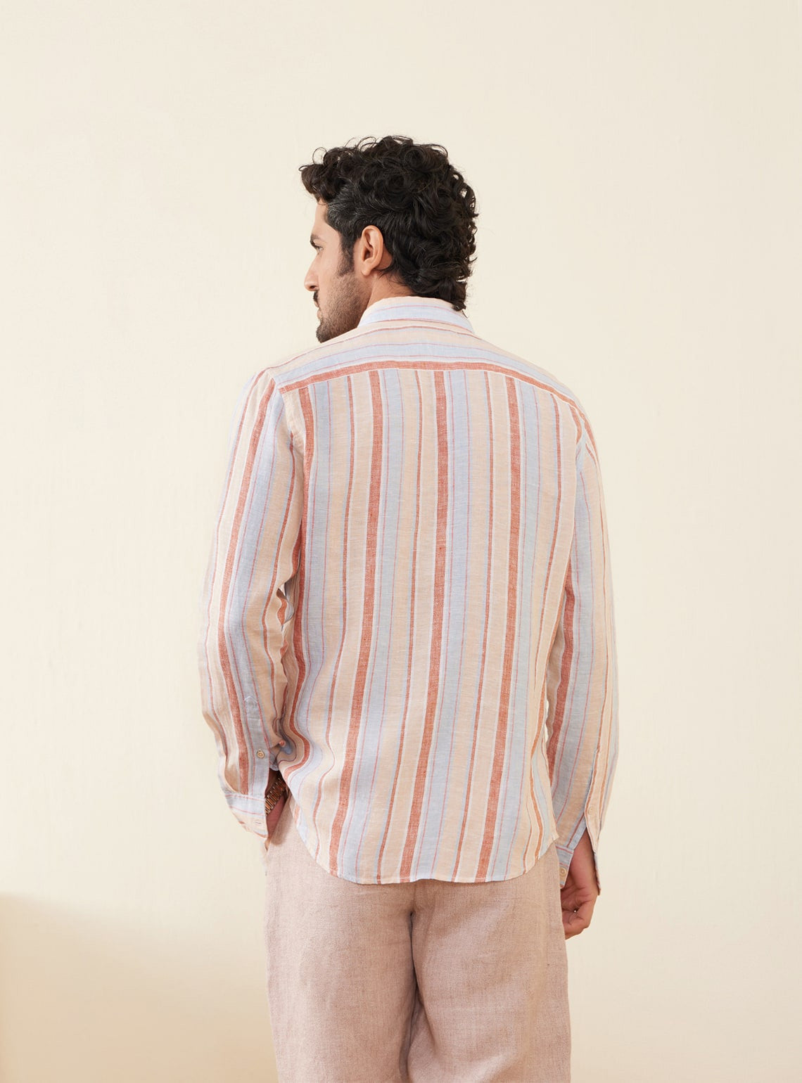 Coralbay Stripe Linen Shirt