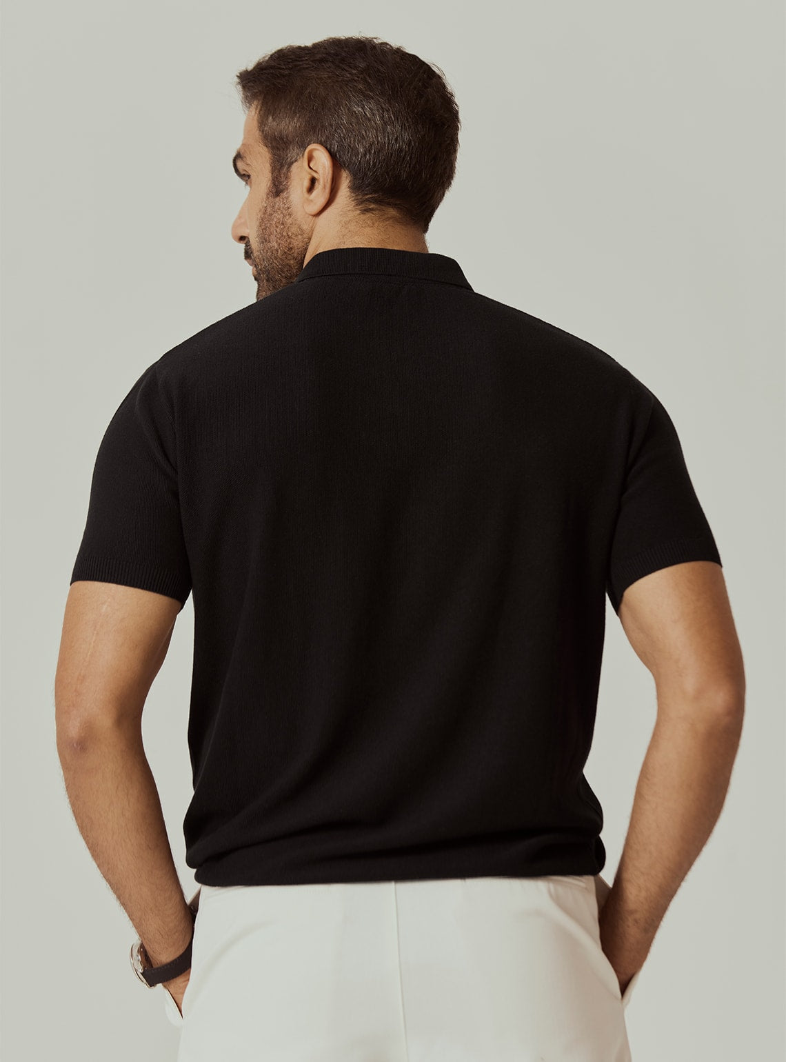 Obsidian Cotton Polo