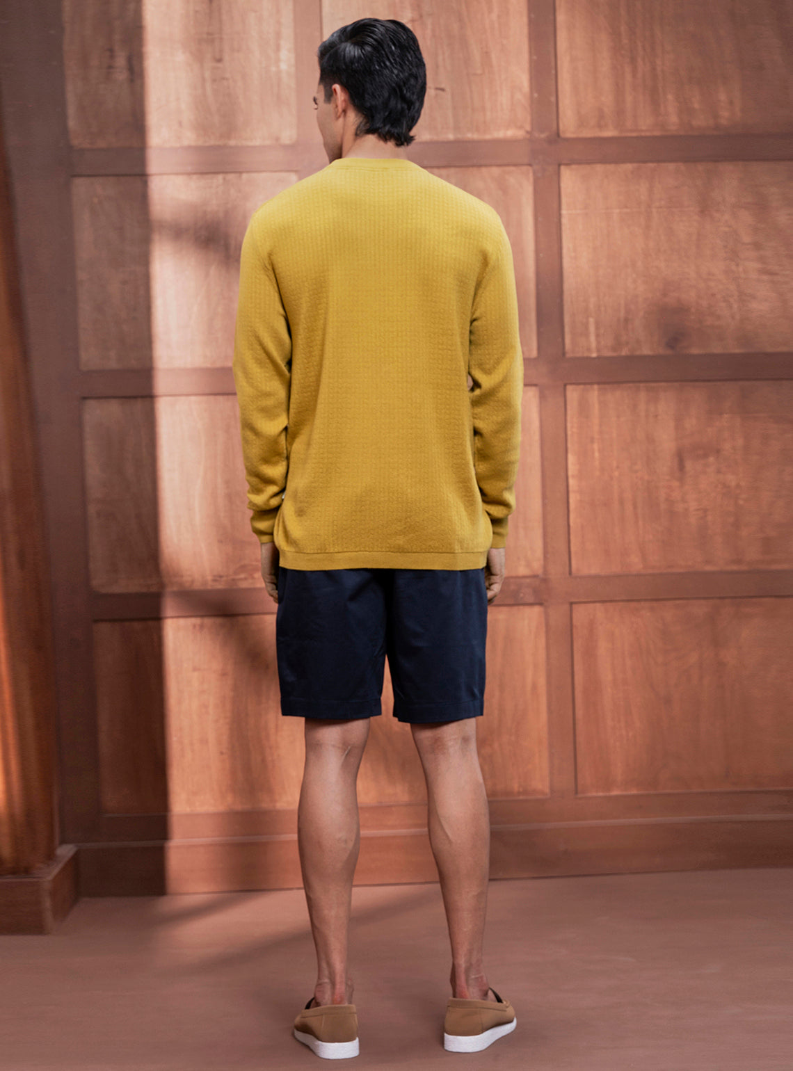 Mustard Gold Cotton Pullover