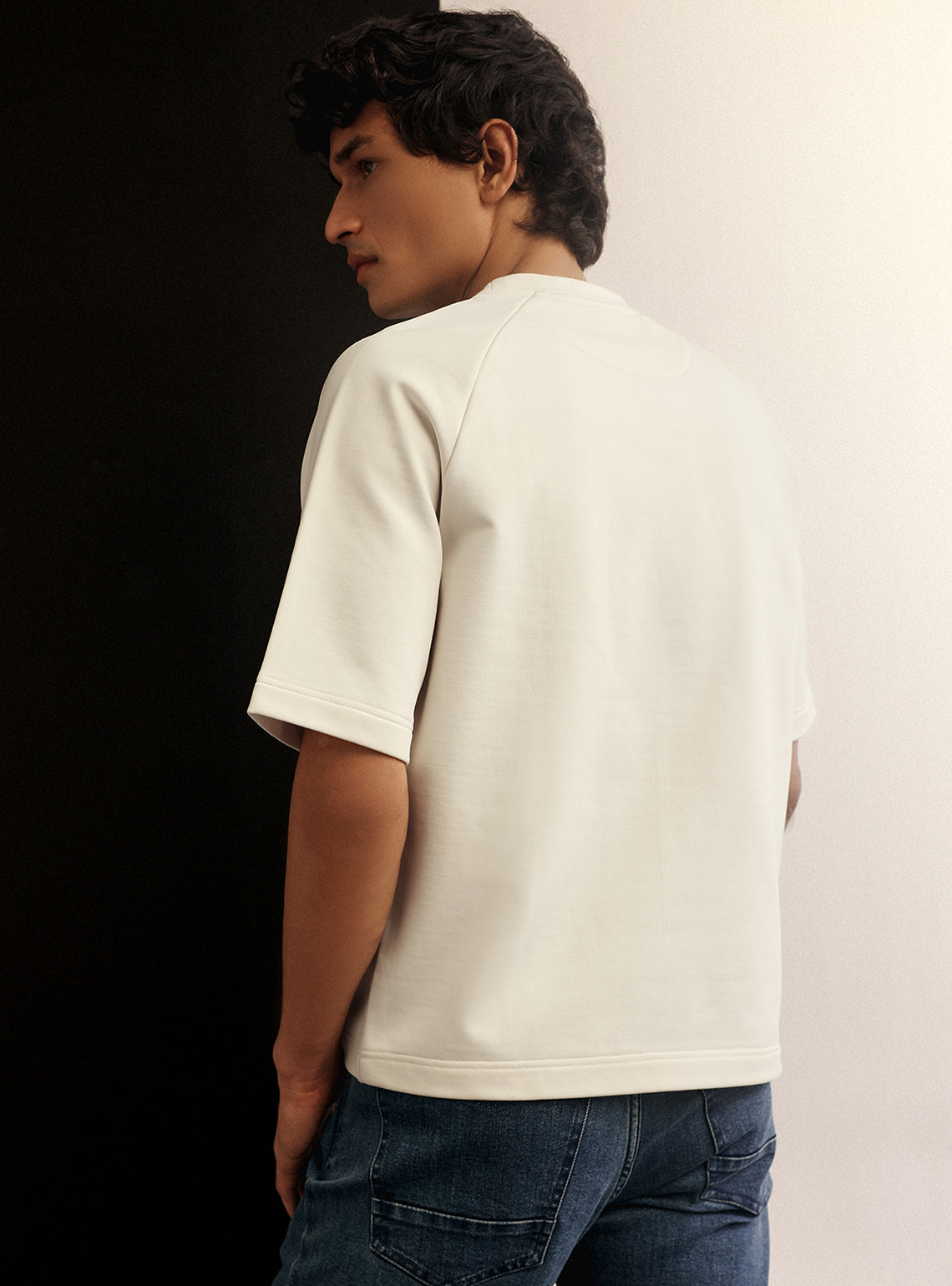 Snow White Cotton Crew