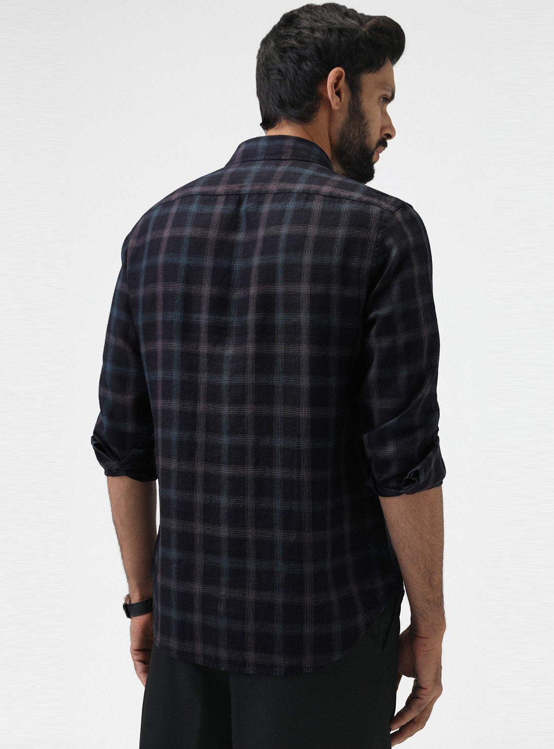 Charcoal Linen Shirt