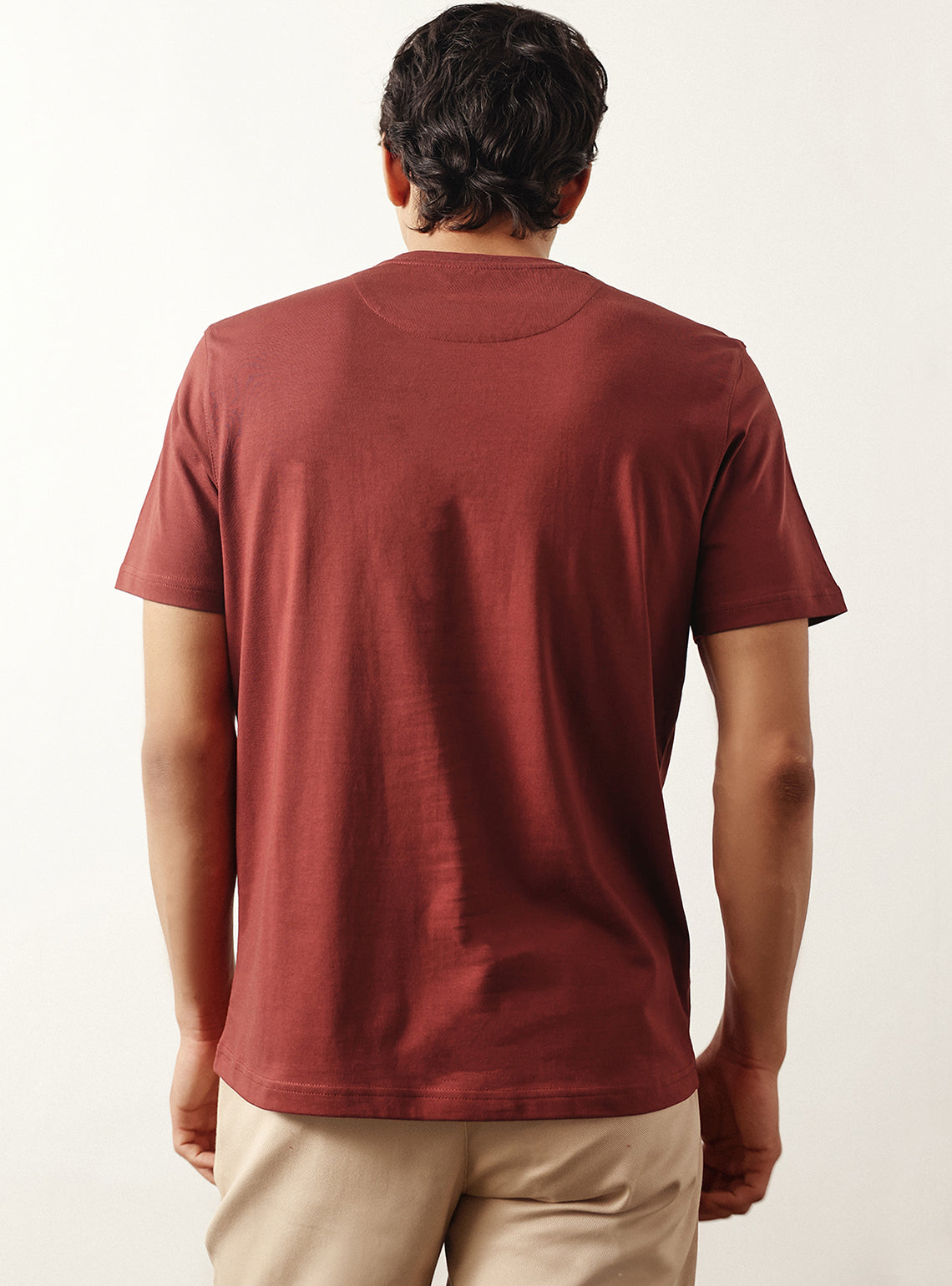 Redwood Rust Cotton Crew