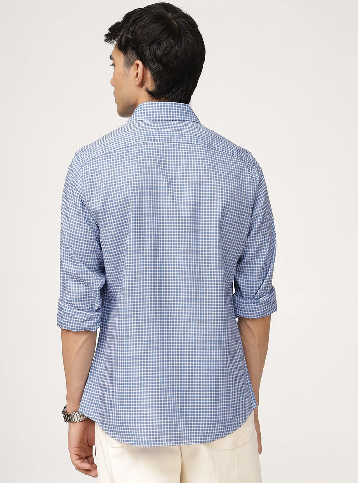 Sky Cotton Tencel Melange Shirt
