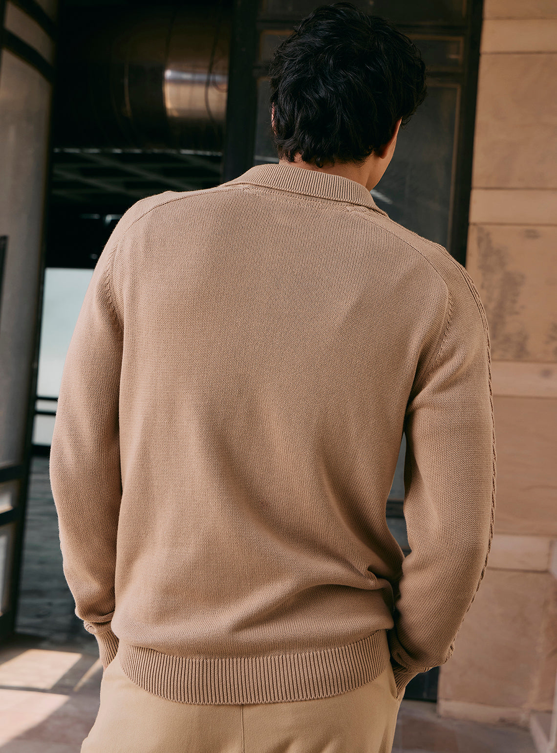 Sandrift Khaki Cotton Jacket