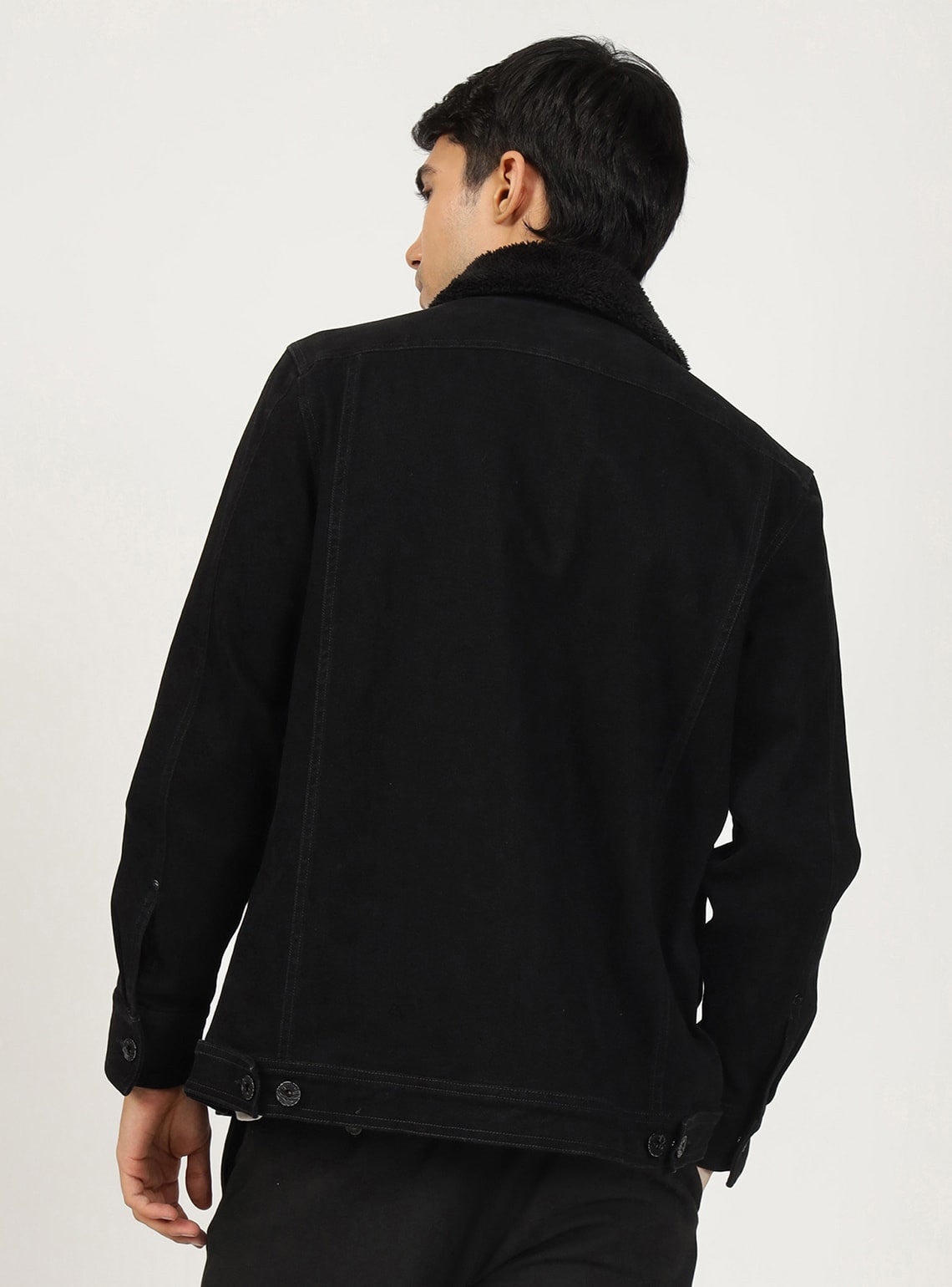 Obsidian Cotton Lycra Jacket