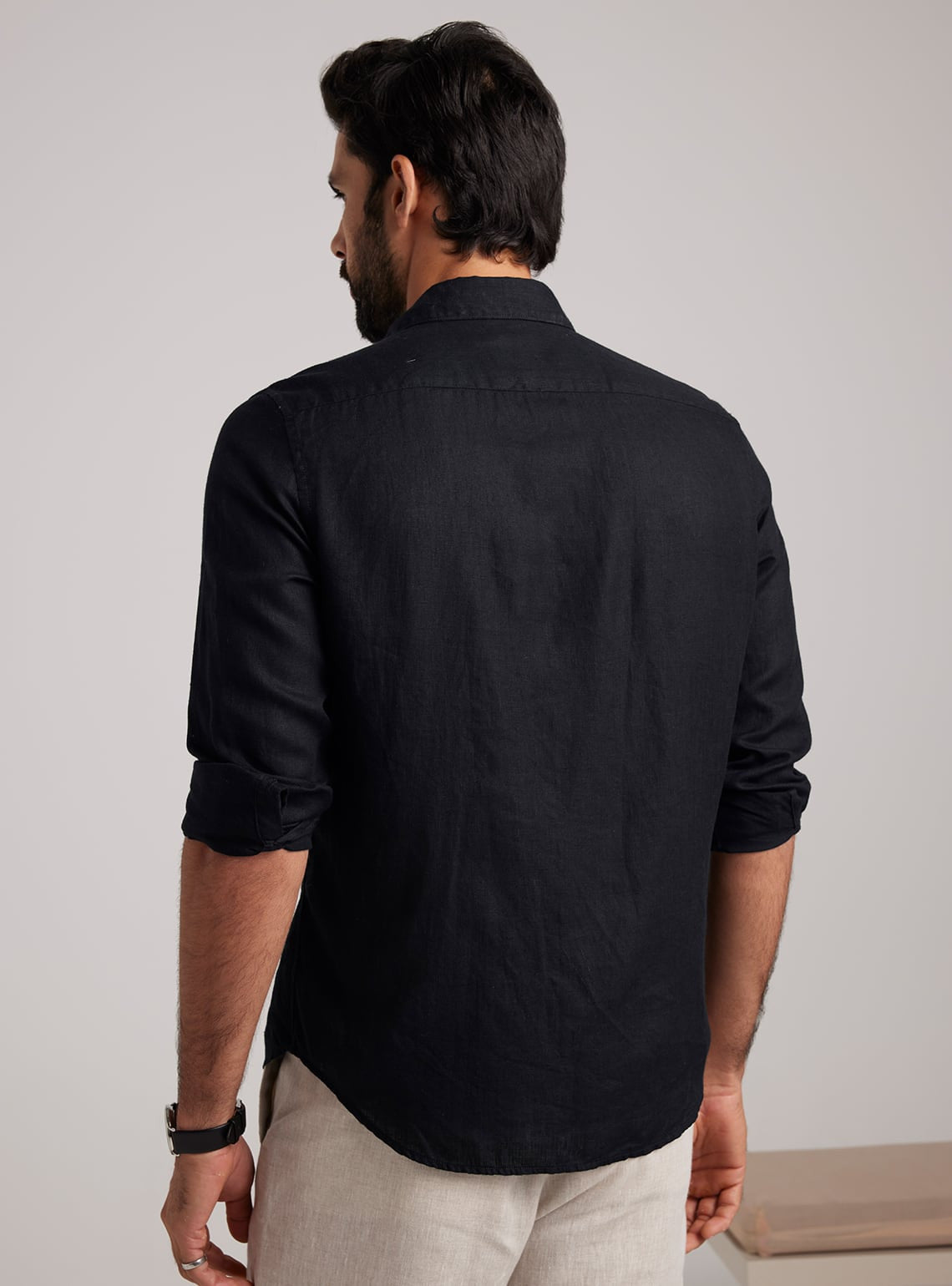 Black Jade Linen Shirt