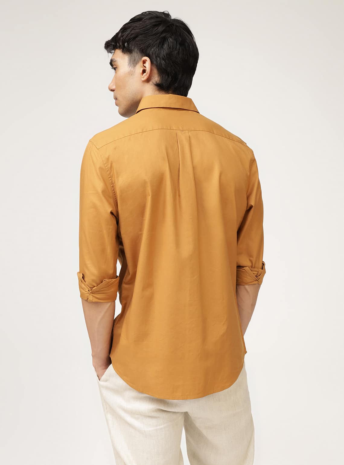 Flash Brown Cotton Shirt