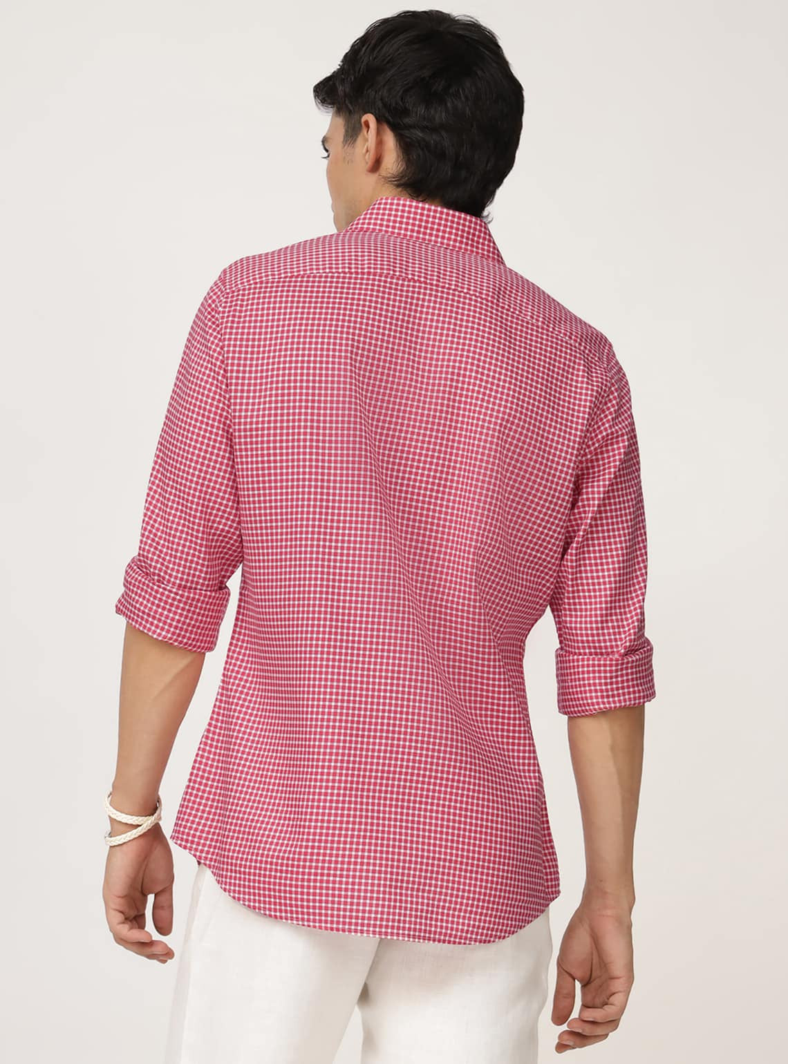 Coral Cotton Tencel Melange Shirt