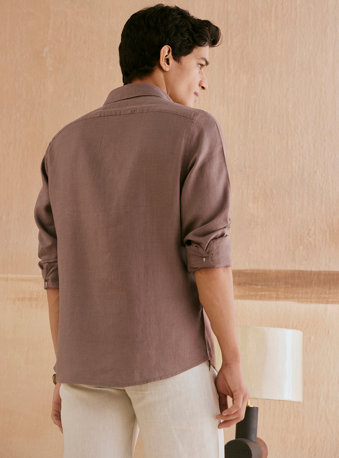 Light Wood Linen Shirt