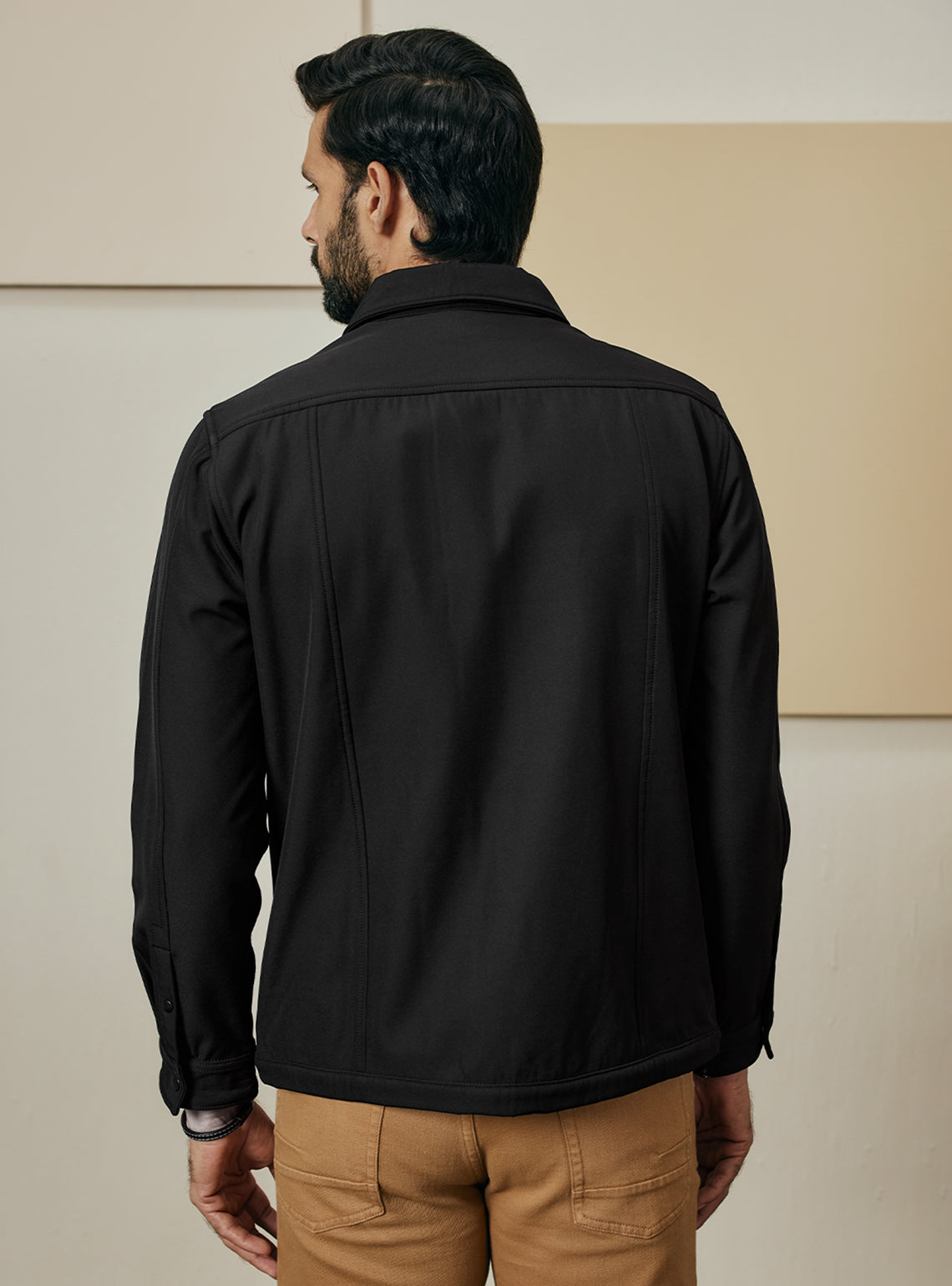 Nightshade Black Poly Rich Jacket