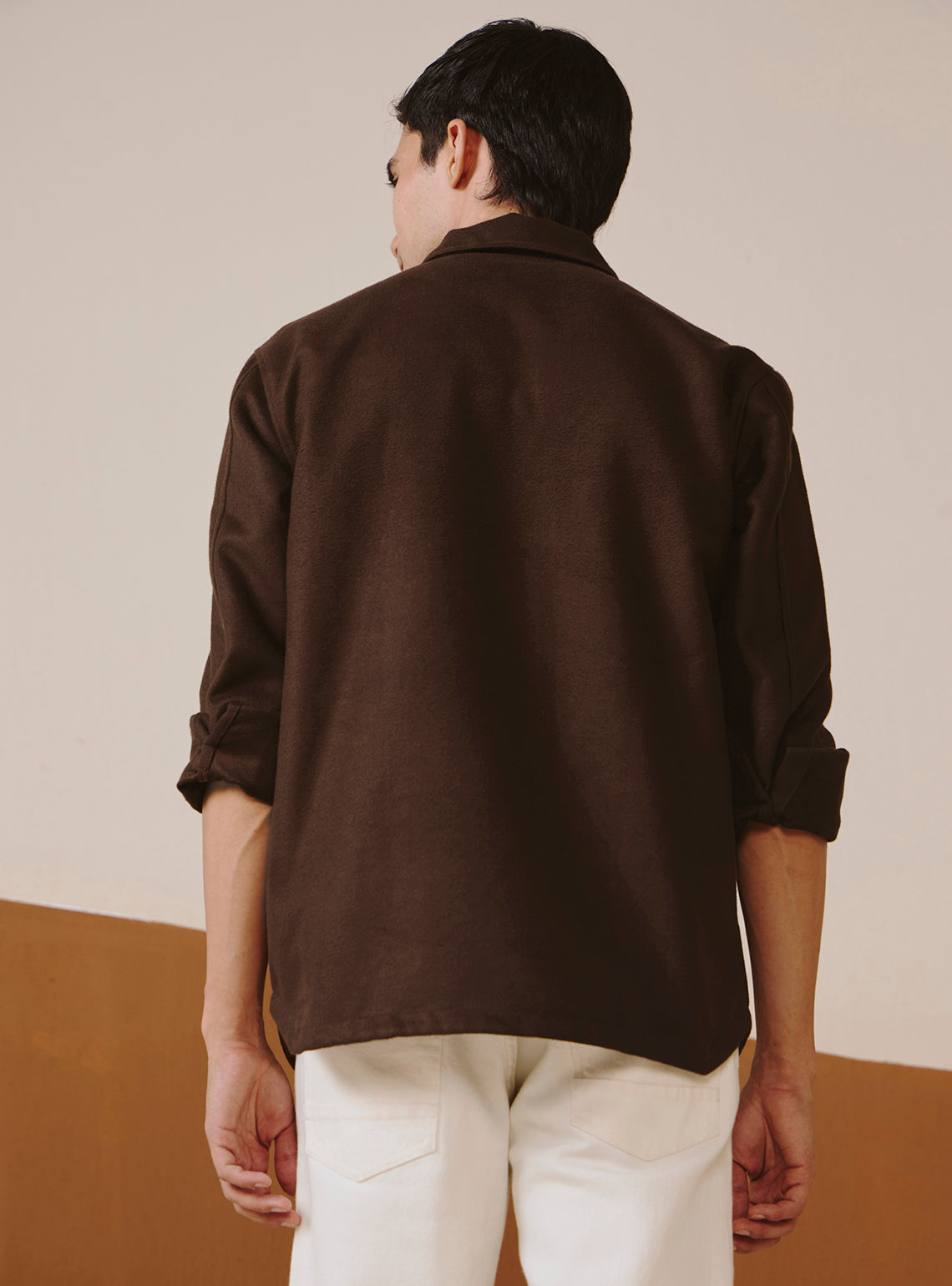 Eclipse Brown Poly Suede Jacket