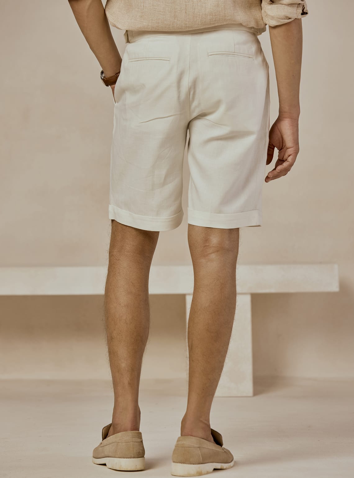 Cloud Linen Cotton Shorts