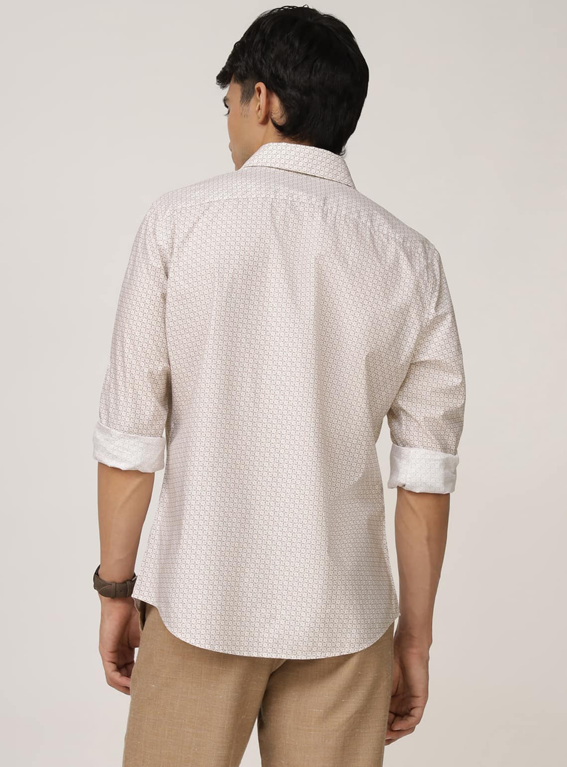 Clay Print Cotton Shirt