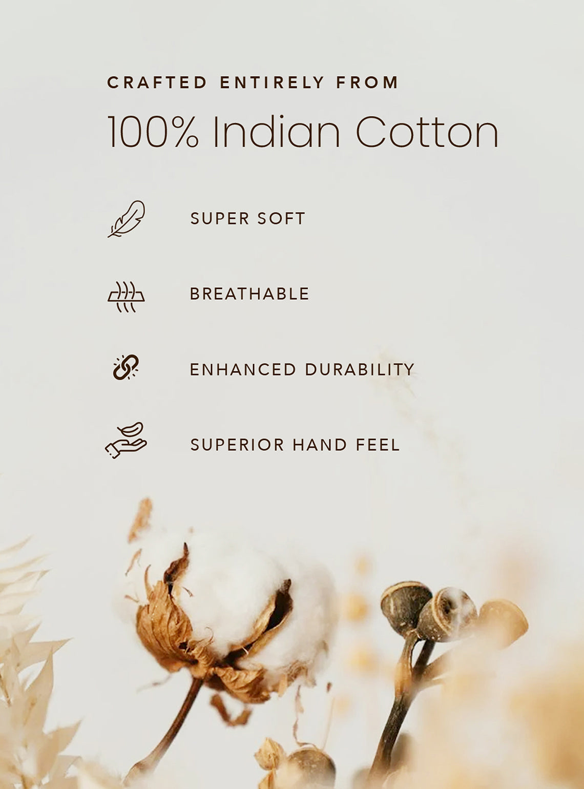 Cape Khaki Cotton Melange Crew