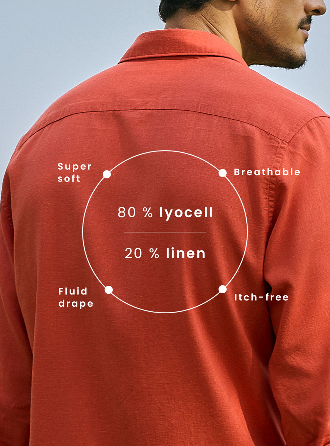Abyss Navy Lyocell Linen Shirt