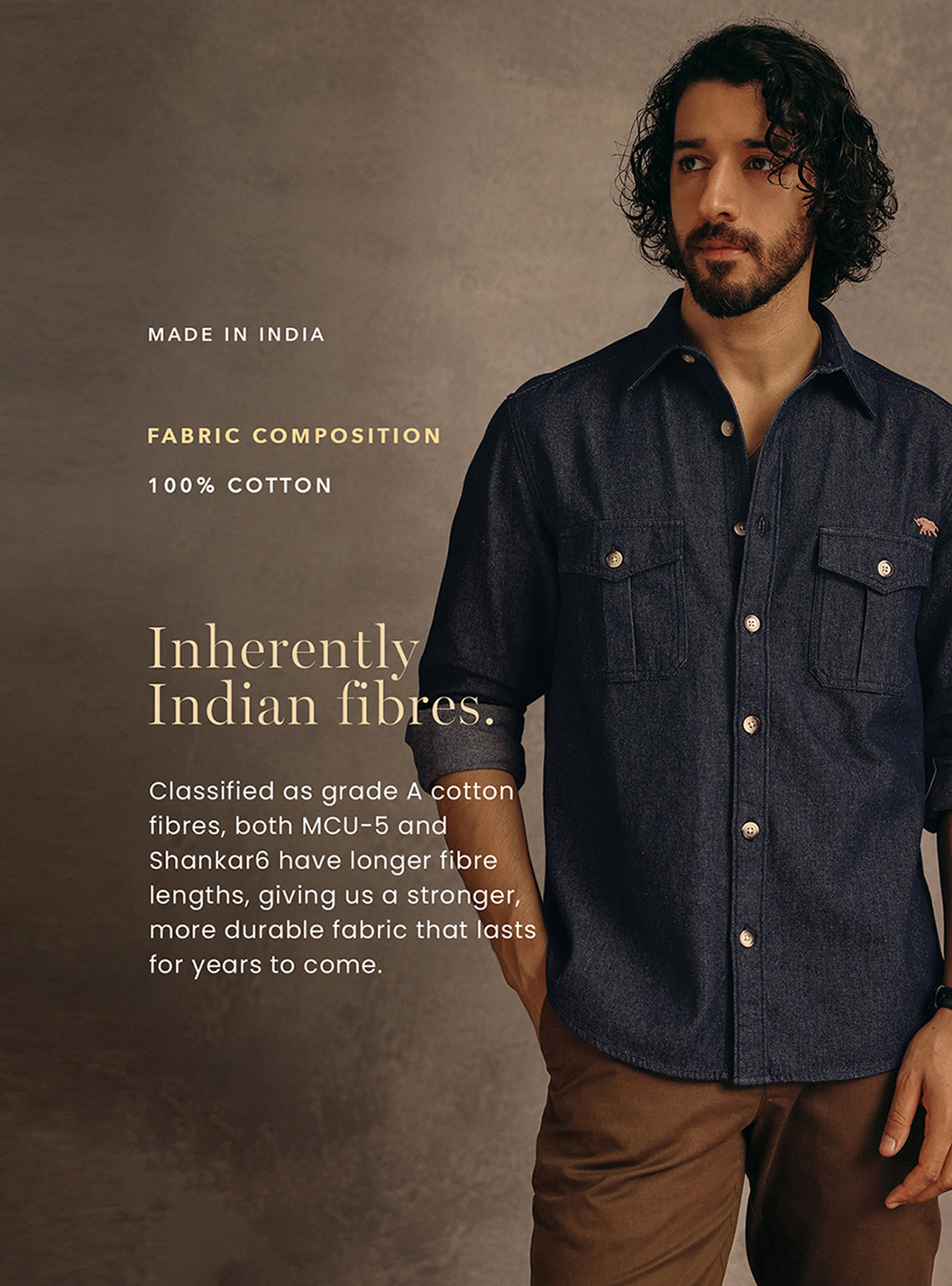 Quincy Grey Cotton Melange Pullover