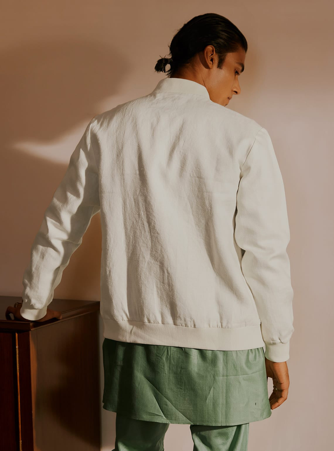 Napa Linen Bomber Jacket