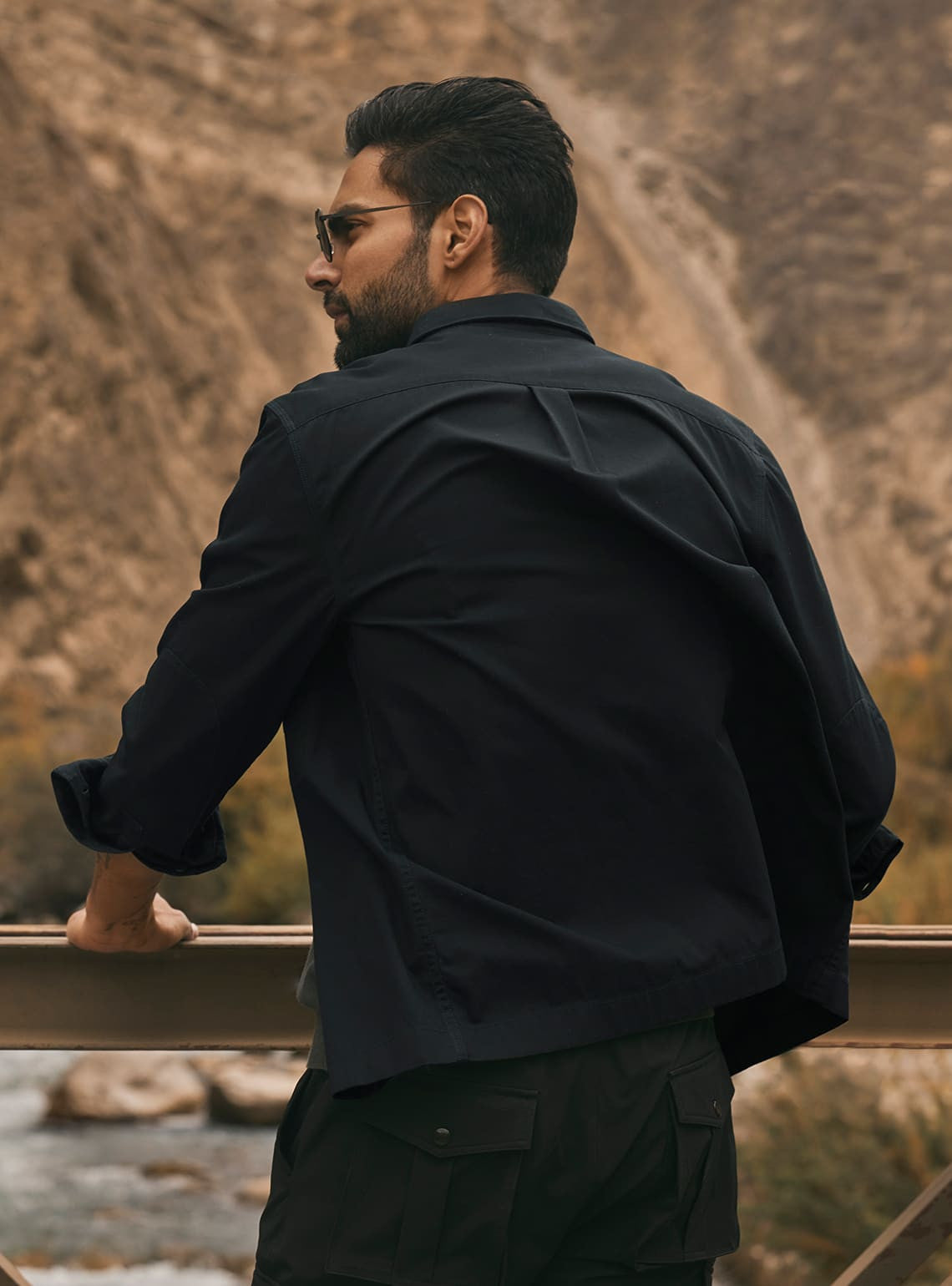 Onyx Cotton Overshirt