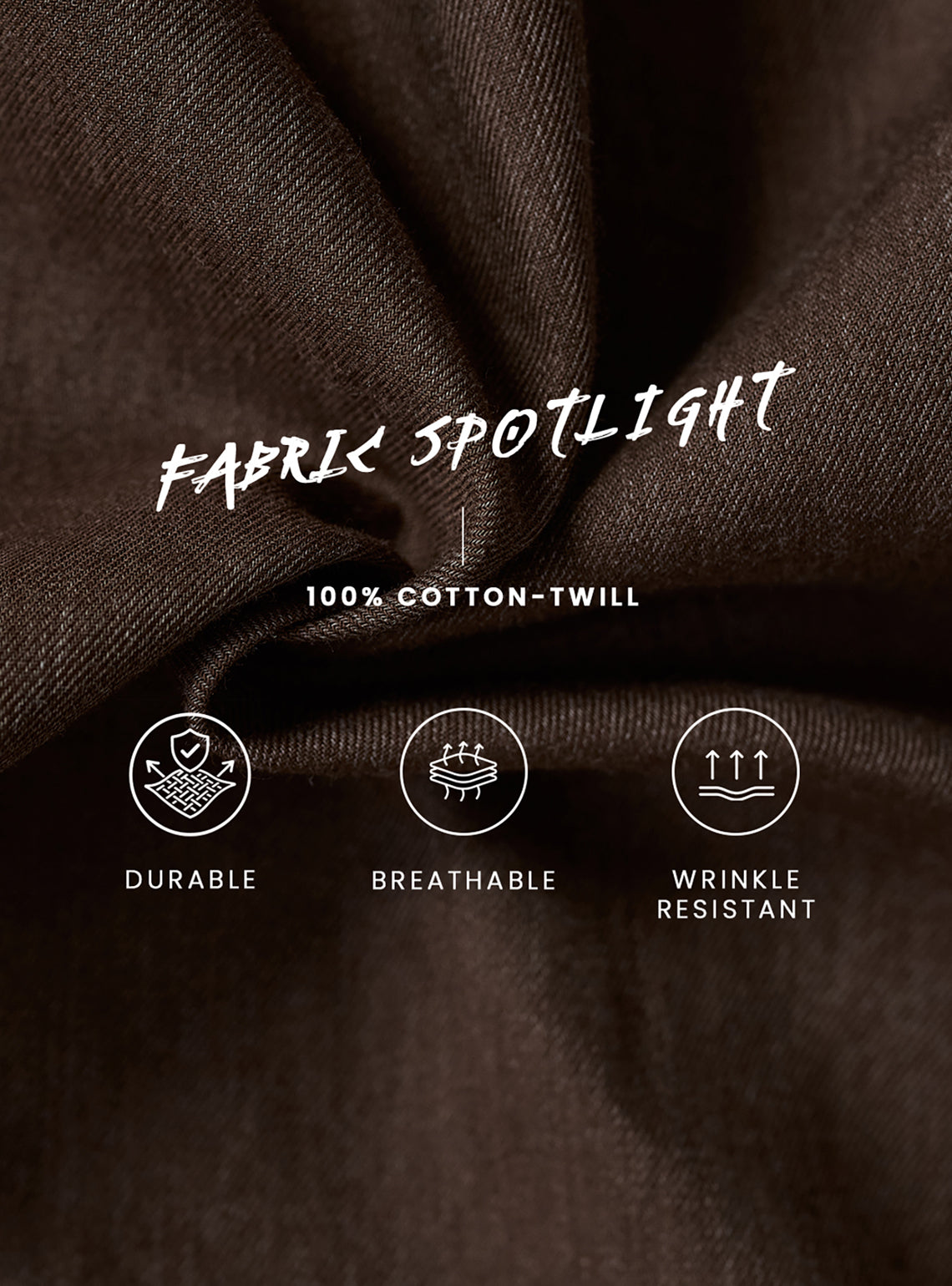 Walnut Brown Melange Cotton Shirt