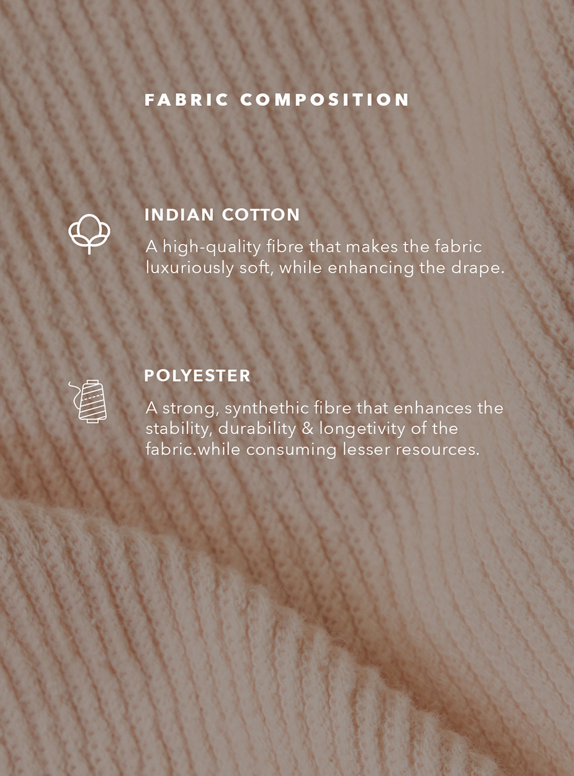 Rose Fog Cotton Blend Crew