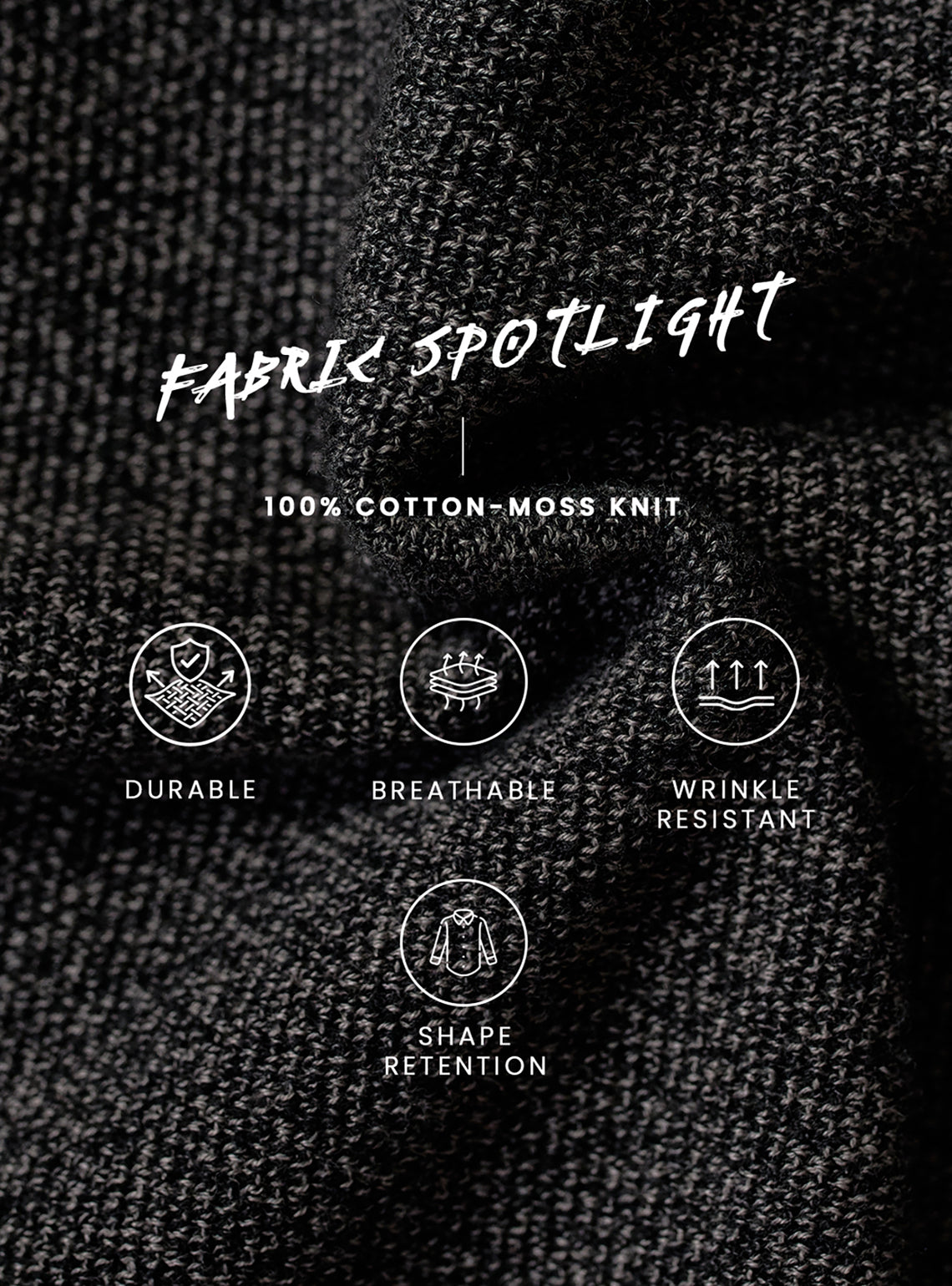 Onyx Black Cotton Pullover