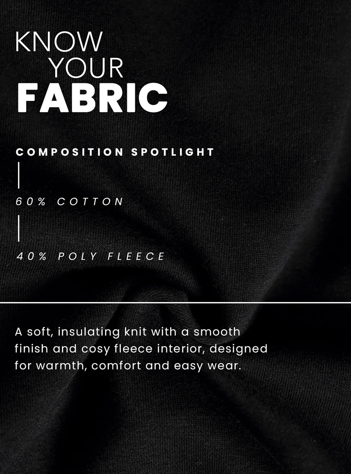 Nightfall Black Fleece Sweatshirt