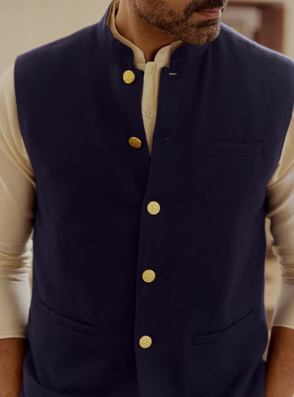 Angoor Triblend Nehru Jacket