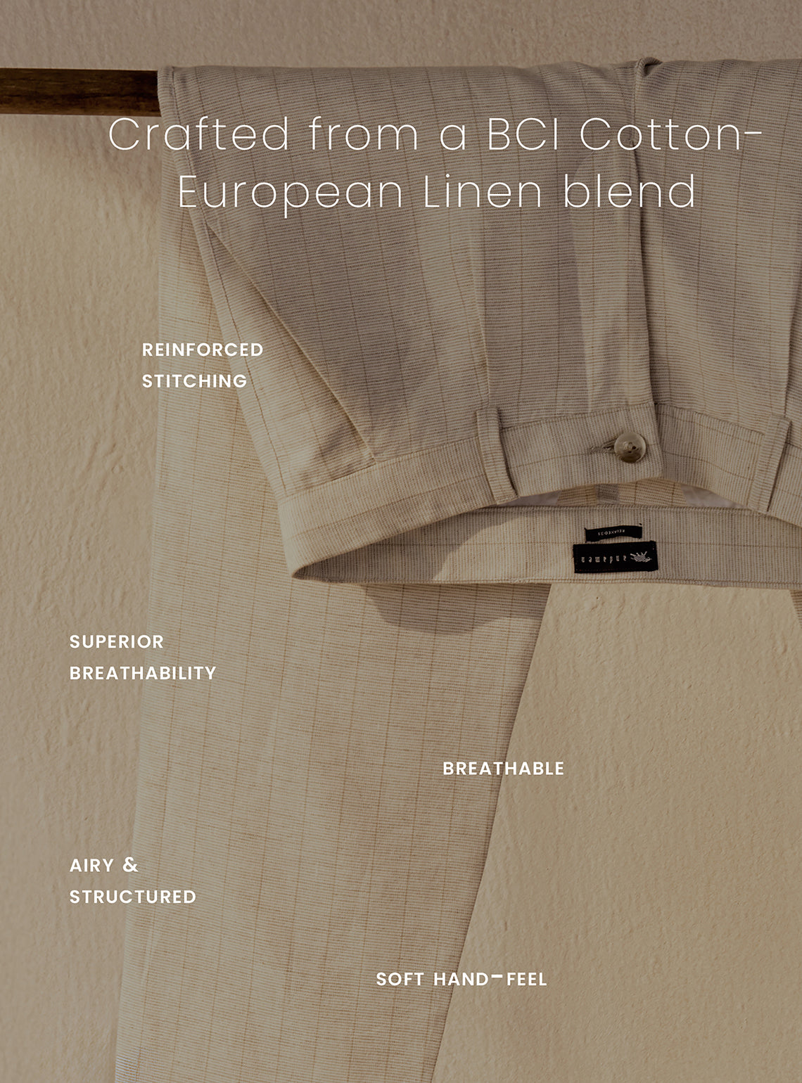 Silt Brown Linen Trousers