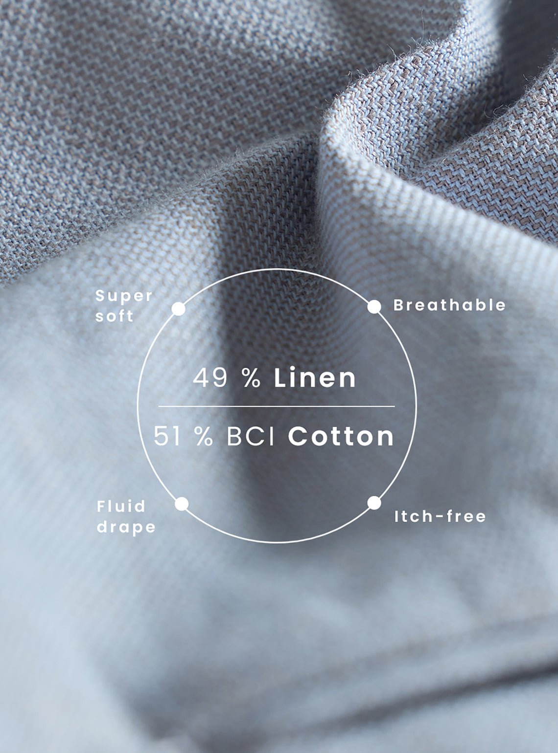 Harbour Grey Linen Trousers