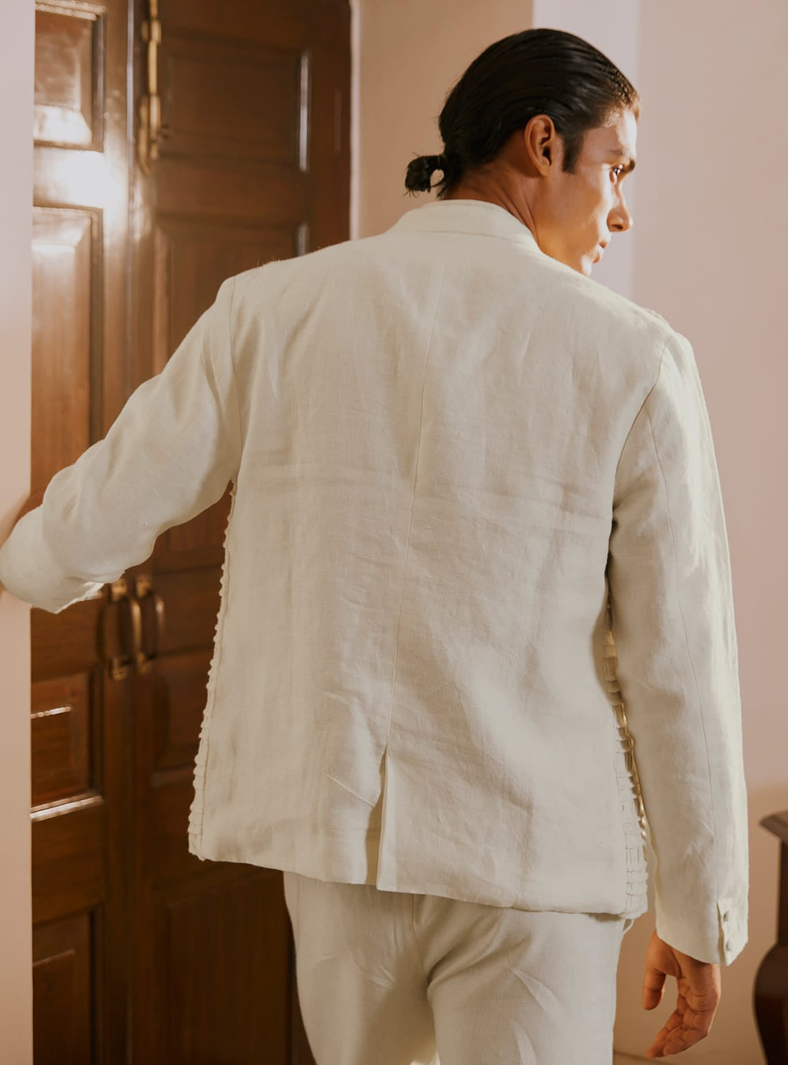 Badal Linen Nehru Jacket