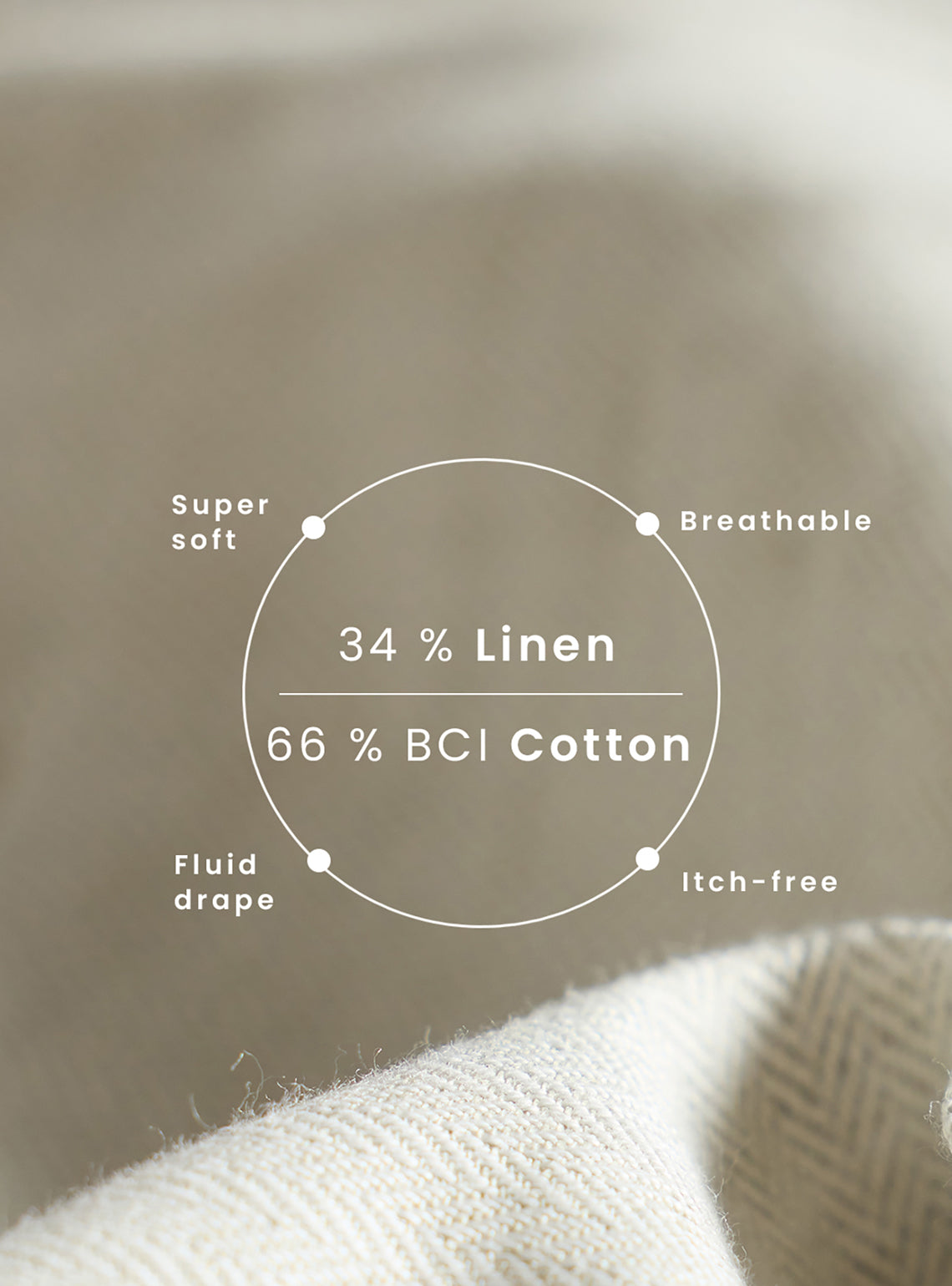 Dune Off White Linen Trousers