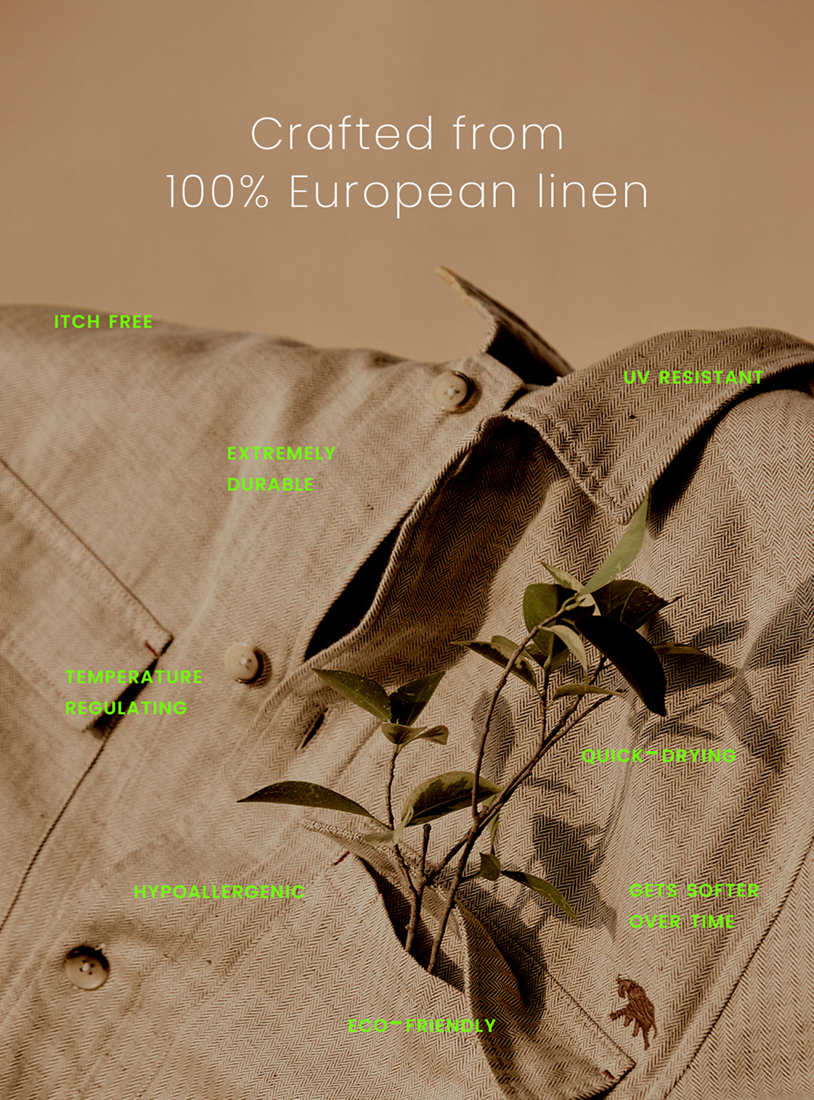 Sienna Rust European Linen Shirt