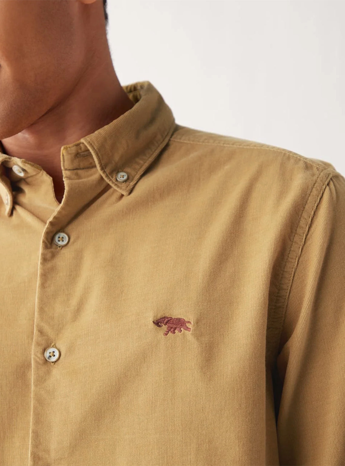 Gold Corduroy Shirt